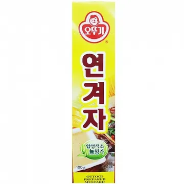 튜브 연겨자(튜브 오뚜기 100g) 24개 식자재 업소용 대용량 움트리 오뚜기 겨자 연겨자 일회용 제이큐 청정원