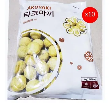다꼬야끼(랜시 1K 50개) X10 식자재 업소용 대용량 세미원 타코야끼 다꼬야끼 랜시 타꼬 냉동 타꼬야끼 세미원푸드