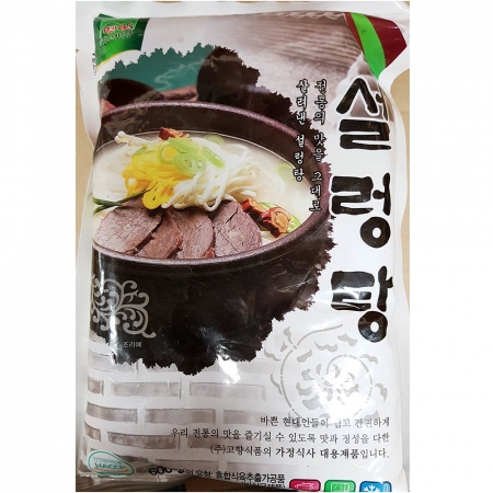 고향 설렁탕 600g 25개 식자재 업소용 대용량 고향 설렁탕 탕 팔도 명가 선미 초원 즉석식품 식자재 이미지
