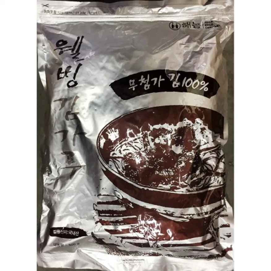 해농 무염 김가루 500g 무염김가루 식자재 업소용 대용량 주먹밥재료 비빔밥재료 고명 분식점 이미지