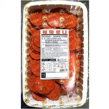 사조 페파로니 1K 6개 식자재 업소용 대용량 사조 페파로니 소시지 에쓰푸드 대경햄 간식 선진포크 피 선진