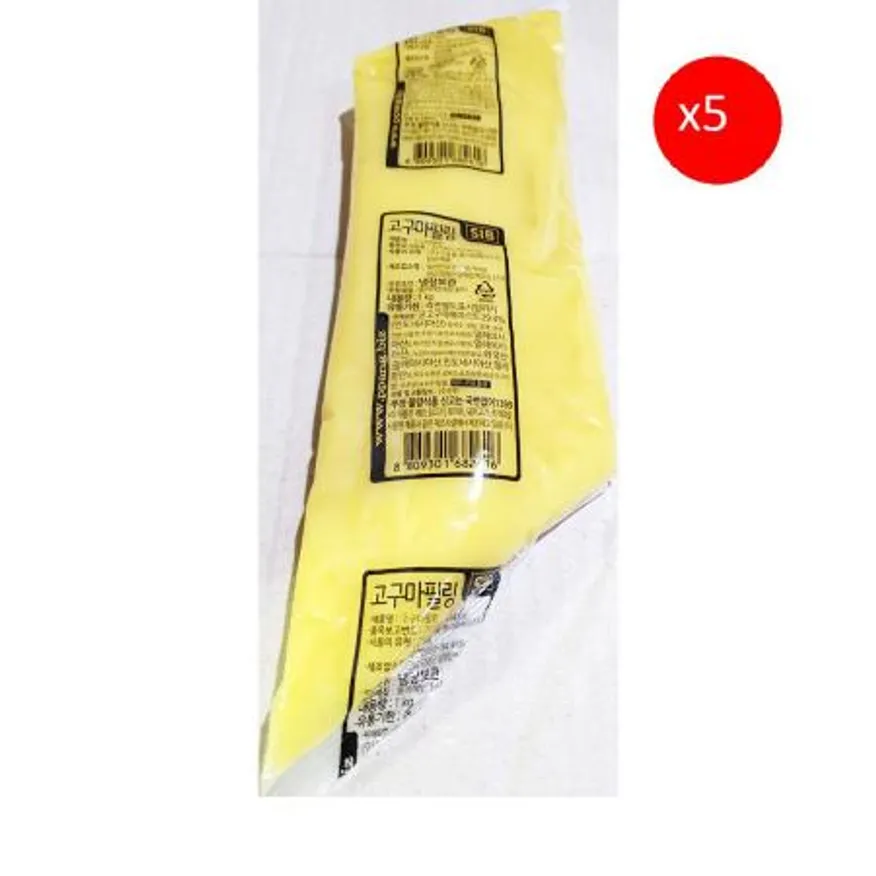 고구마필링(선인 1k) 5개 식자재 업소용 대용량 고구마 선인 고구마토핑 삼조쎌텍 동원홈푸드 토핑 고구마무스 레드베리 태원 이미지