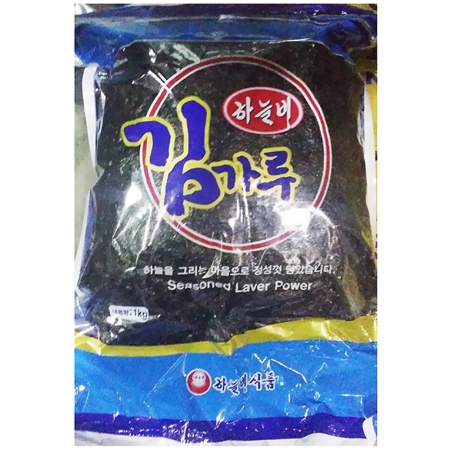 김가루(하늘비 1K)X4 김 식자재 업소용 대용량 김밥재료 김후레이크 식당용 급식용