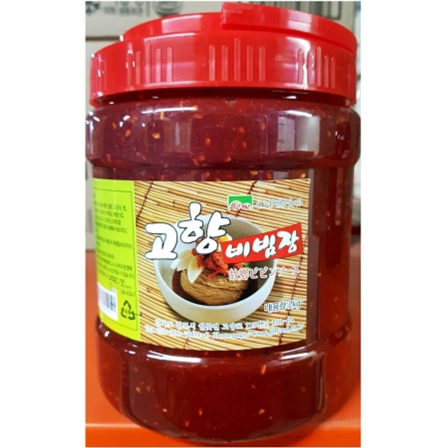 고향 냉면비빔장 2K 1개 식자재 업소용 대용량 고향 강가네 식자재 냉면재료 골뱅이 비빔 수량 예그린 옥천 이미지