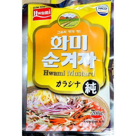 겨자(화미 200g) 10개 식자재 업소용 대용량 솔표 움트리 식자재 냉면 겨자 영흥식품 업소용 소스 대량