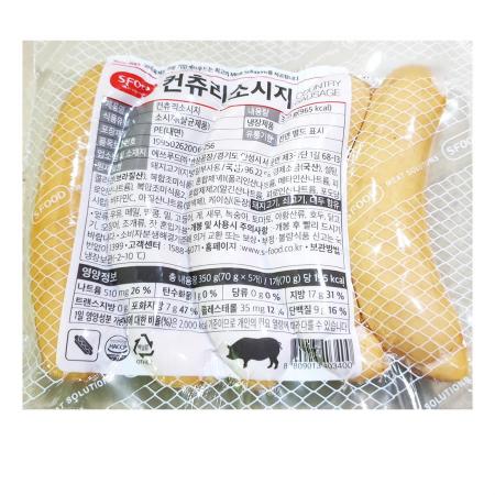 컨츄리소시지(에쓰푸드 350g) 1개 식자재 업소용 대용량 소세지 어반나이프 쟌슨빌 홍홍 도이칠란드박 안주 콘킹 에쓰푸드 도나우 이미지