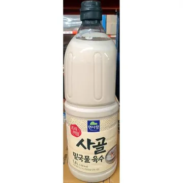 사골육수(면사랑 1.8L) 1개 식자재 업소용 대용량 하나 사골육수 새한 우골 사골 장터 면사랑 미선 순대국