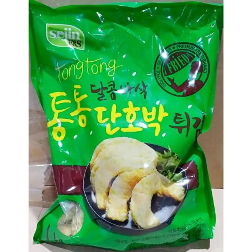 통통단호박튀김(세진에프앤에스 냉동 1K) X10 단호박튀김 호박튀김 냉동튀김 튀김 냉동식품 간편식 업소용 식자재 식당 급식 이미지