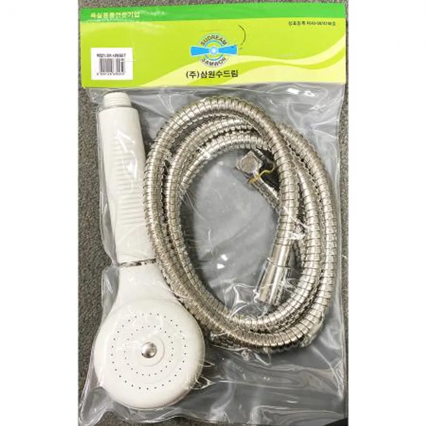 메탈호수(수드림 샤워세트 1.5M) 메탈호스 샤워호스 샤워줄 샤워기호스 욕실호스 스테인레스호스 욕실용품 업소용 수리부품 이미지