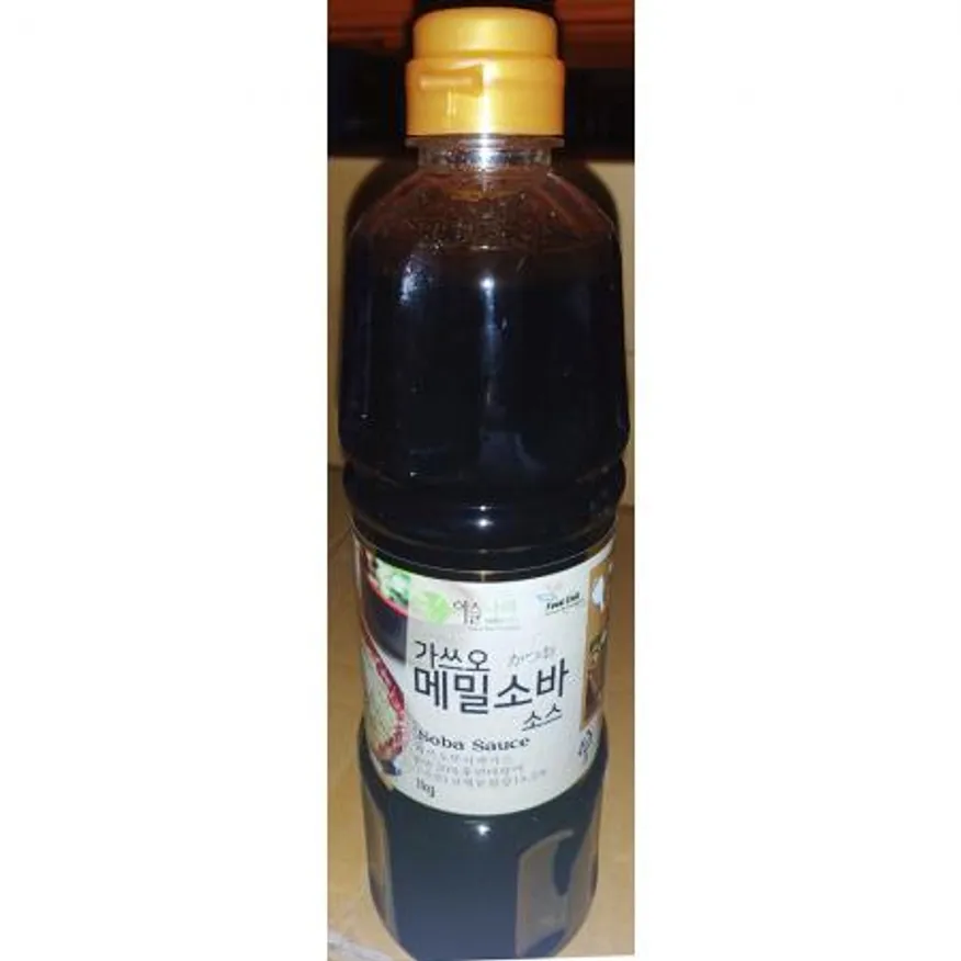 메밀소바소스(가쓰오 이슬나라 1K) 4개 식자재 업소용 대용량 메밀 냉동 청수 메밀국수 마녀바스켓 면사랑 일본 우정본가 맛있는 이미지