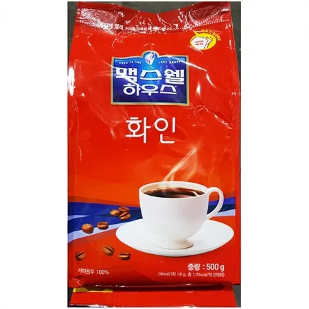 맥스웰커피(화인 500g) 12개 식자재 대용량 업소용 커피 커피가루 봉지커피