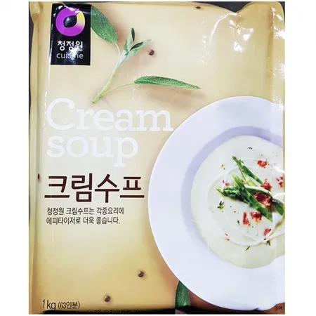 크림스프(대상 1K)X10 대상크림스프 업소용 스프 즉석스프 식자재 단체급식 대용량 양식당 분말스프