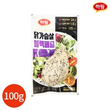 CL 하림 닭가슴살 블랙페퍼 100g x 5개