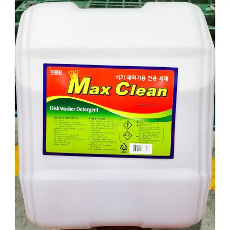 세척기세제(맥스 18L) 식기세척기세제 맥스세척기세제 업소용 식당용세제 주방세제 대용량세제 급식용세제 자동세척기세제 위생용품 이미지