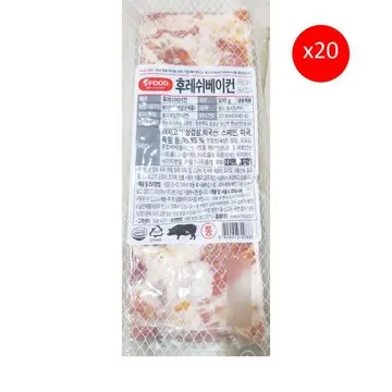 베이컨(통 에쓰푸드 500g) 20개 식자재 업소용 대용량 에쓰푸드 사조오양 슈가데일 오뗄 코주부 저염 쉐프 쉐프솔루션 베이컨