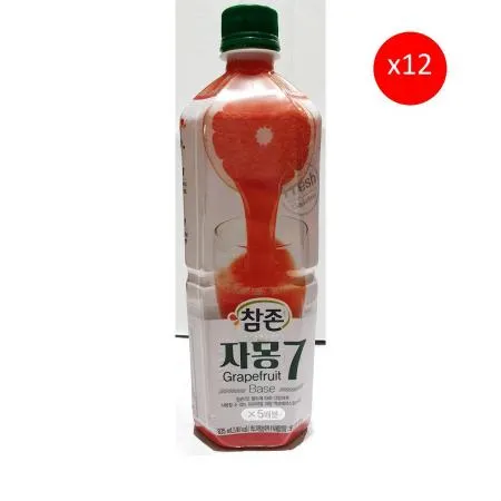 자몽원액(참존 835ml) 12개 식자재 업소용 대용량 참존 자몽원액 기타 자몽 무배 이미지