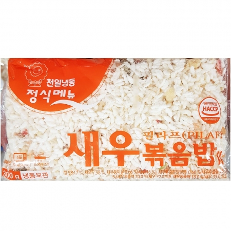 천일 새우볶음밥 300g 30개 식자재 업소용 대용량 천일 냉동천일 천일냉동 즉석식품 아워홈 분식재료 냉동 목우촌 이미지