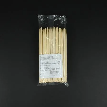 대관령-대나무 핫바꼬지 5mm*17cm 100입 대나무꼬지 꼬지 꼬치 업소용 분식점 포장마차 일회용꼬지 튀김꼬지
