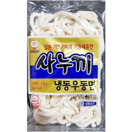 천일 사누끼 냉동우동면 230gX20 식자재 대용량 업소용 우동전문점 일식당 우동면 냉동우동 사누끼우동