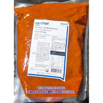 삼조 스파게티소스 미트M 3k 1개 식자재 업소용 대용량 하인즈 스파게티 청정원 토마토 롯데백화점 식당 박스 그라탕용 삼조