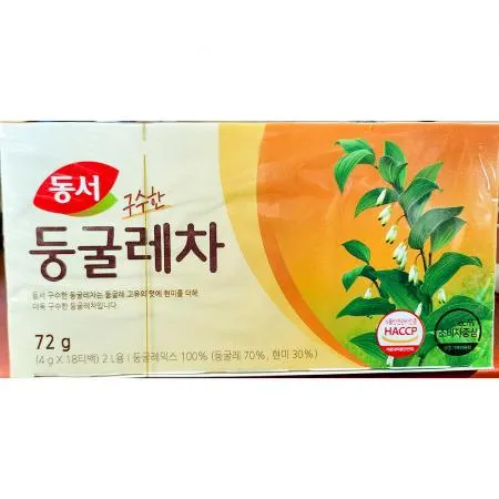 둥굴레차(식수 동서 72g(4g x18T) 20개 식자재 업소용 대용량 동서 한진 둥굴레차 둥글레차 업소용 회사