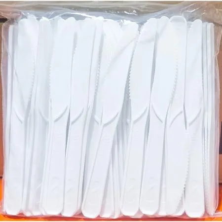 일회용나이프 100입 X20 플라스틱나이프 업소용 배달용품 도시락용품 캠핑용품 일회용품 대용량 칼 식당용나이프 이미지