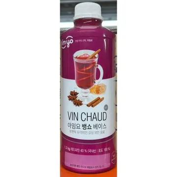 와인음료 베이스(뱅쇼 아임요 1L) 6개 식자재 업소용 대용량 와인 와인음료 아임요 초특가 뱅쇼원액 뱅쇼 기타 다와푸드 무알콜