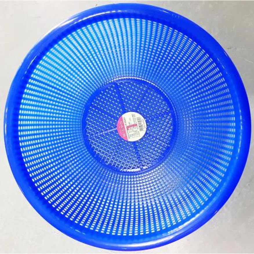 뉴원소쿠리1호(광신화학 27cm 색상랜덤) 소쿠리 플라스틱소쿠리 채반 바구니 업소용소쿠리 식당용 급식용 농산물세척 주방용품 다용도 이미지