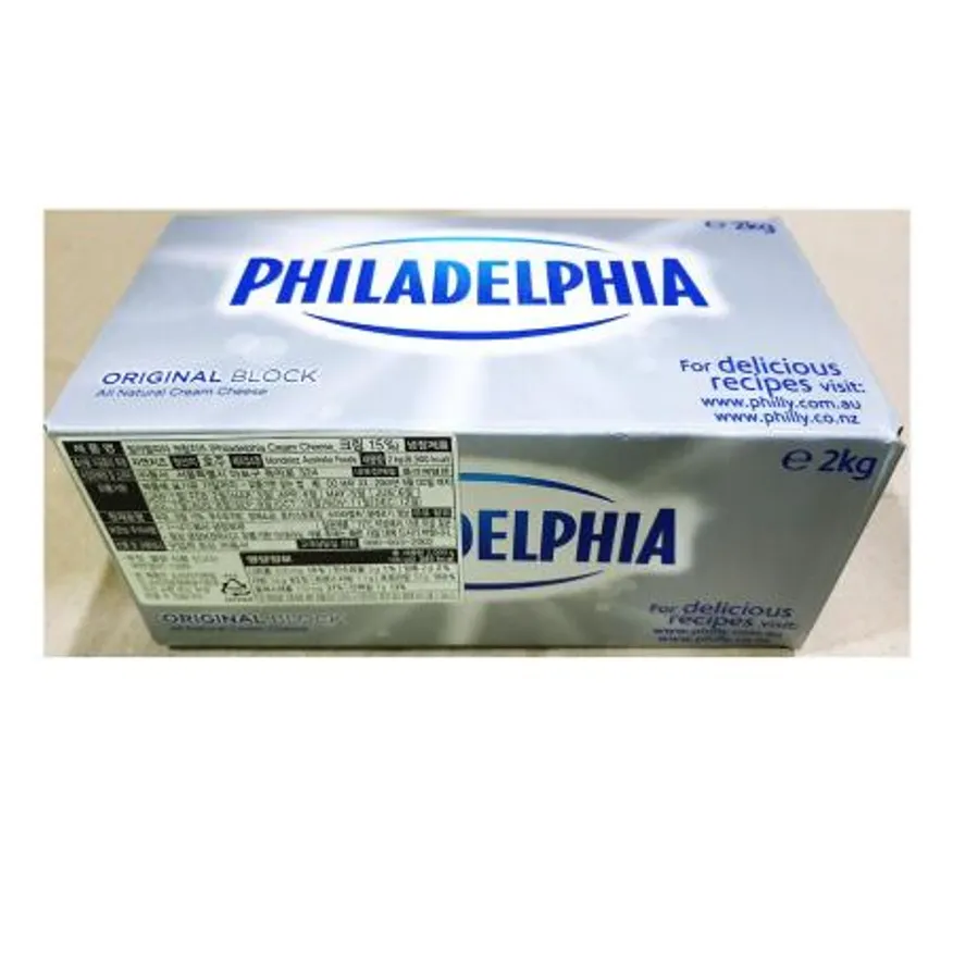 크림치즈(필라델피아 2k) 치즈케이크 베이글 스프레드 베이커리재료 카페재료 브런치재료 업소용 식자재 이미지