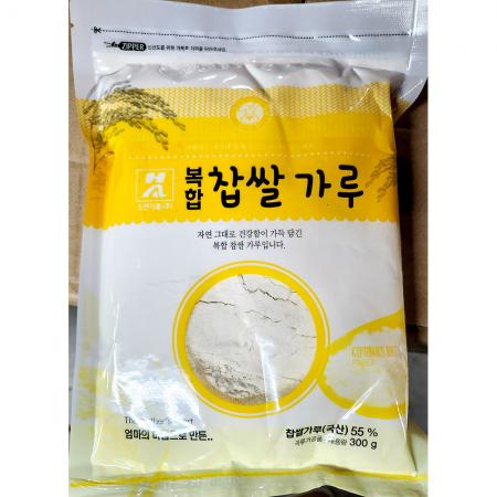 찹쌀가루(소연 복합55프로 300g) X20 쌀가루 찹쌀 떡가루 찹쌀분 떡재료 베이킹재료 업소용 식자재 대용량