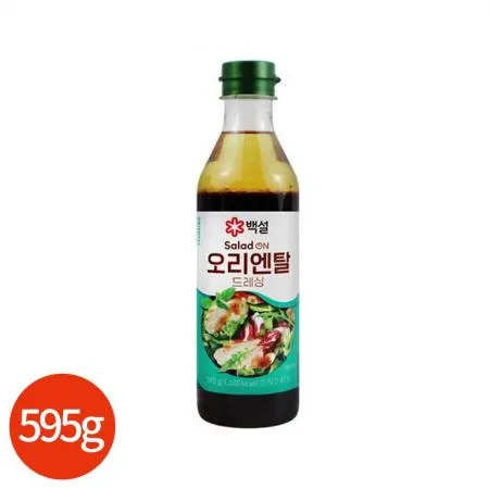 CL CJ 백설 오리엔탈 드레싱 595g x 2개 이미지