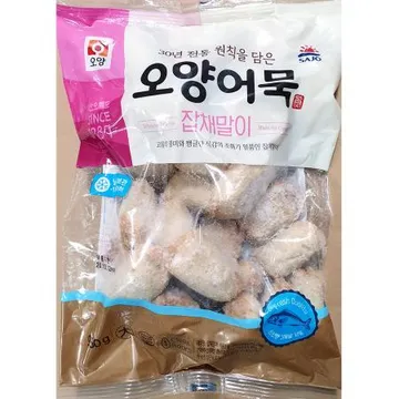 잡채말이(950g))15개 식자재 업소용 대용량 잡채 잡채어묵 냉 냉동 냉동해맑은 죽봉 잡채말이 식자재 부산참