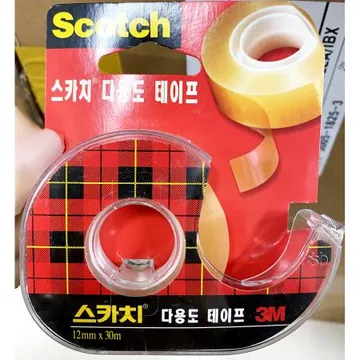 스카치원터치테이프(3M 커터 523D )X144개 식자재 업소용 대용량 스카치 커터 브이와이 제이큐 브이와이협력업체 다용도 커팅기 원터치