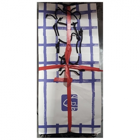 종이봉투(26x15cm 100매 초밥용) 초밥봉투 식당포장 포장봉투 테이크아웃봉투 업소용 일회용봉투 김밥봉투 분식집