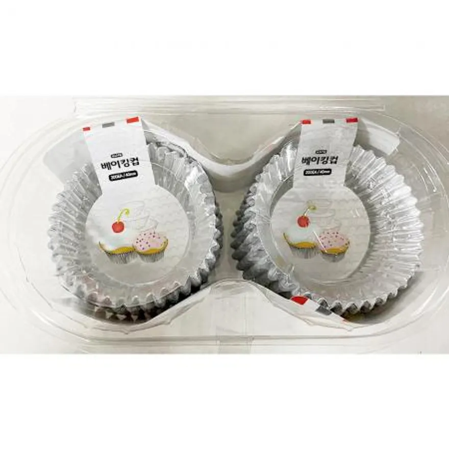 베이킹컵(롯데 200P 원형 15ux40mm) 이미지