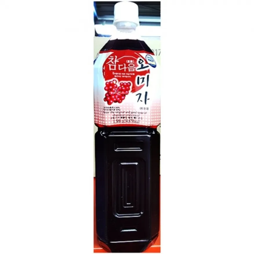 오미자농축액(참다음 1.5L)X8 음료베이스 식자재 오미자원액 과일농축액 건강음료 대용량 업소용 오미자청 카페재료 이미지