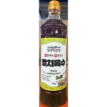 청우 멸치육수 진국 900ml 6개 식자재 업소용 대용량 청우 수끼 선도 이츠웰 쯔유 달디단마켓 식재료 어묵 선도식품