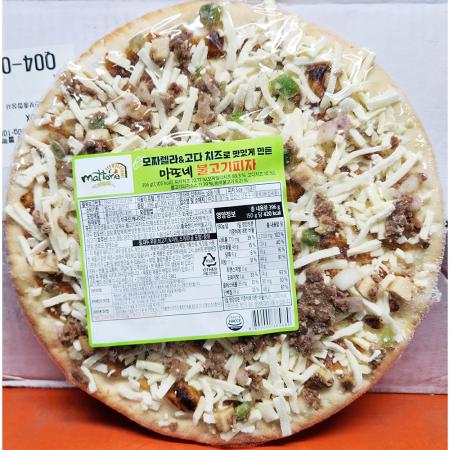 불고기피자(코다노 10인치 378g) 10개 식자재 업소용 대용량 오뚜기 조흥 리얼 신세계푸드 한성 풀무원 최현석 제일제당 시카고