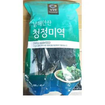미역(청정 대상 100g) 1개 식자재 업소용 대용량 완도 쪽빛누리 완도미역 산모 건 바다모아 유기농 부드럽고