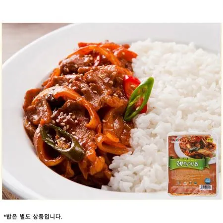 더빱 제육 덮밥소스 220g 8개 식자재 업소용 대용량 삼정 더빱 냠냠 분 오뚜기 평화 업소용 수니 못난이