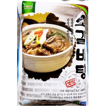고향 소갈비탕 600g 25개 식자재 업소용 대용량 선봉 즉석식품 소갈비탕 초원 고향 팔도 성일 한상가득 명가 이미지