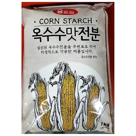 옥수수전분(움트리 1K) 업소용 식자재 전분 요리재료 대용량 옥수수가루 제과제빵 튀김가루 증점제