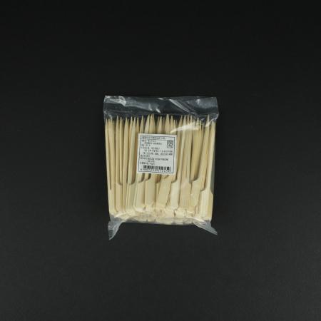 대관령- 손잡이 꼬지대 10cm 100개입 손잡이꼬지 꼬지 꼬치 업소용 대용량 나무꼬치 오뎅꼬치 분식점 일회용꼬치