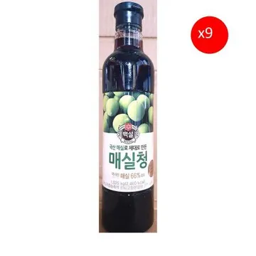 매실청(백설 1.025k) X9