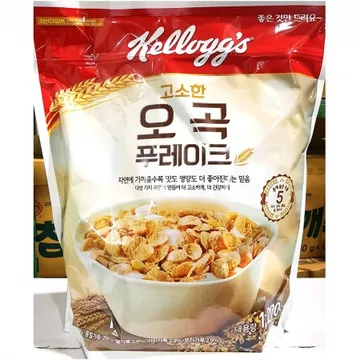 오곡시리얼(켈로그 1.2k) 4개 식자재 업소용 대용량 켈로그 오곡 첵스초코 농심 콘푸레이크 식자재