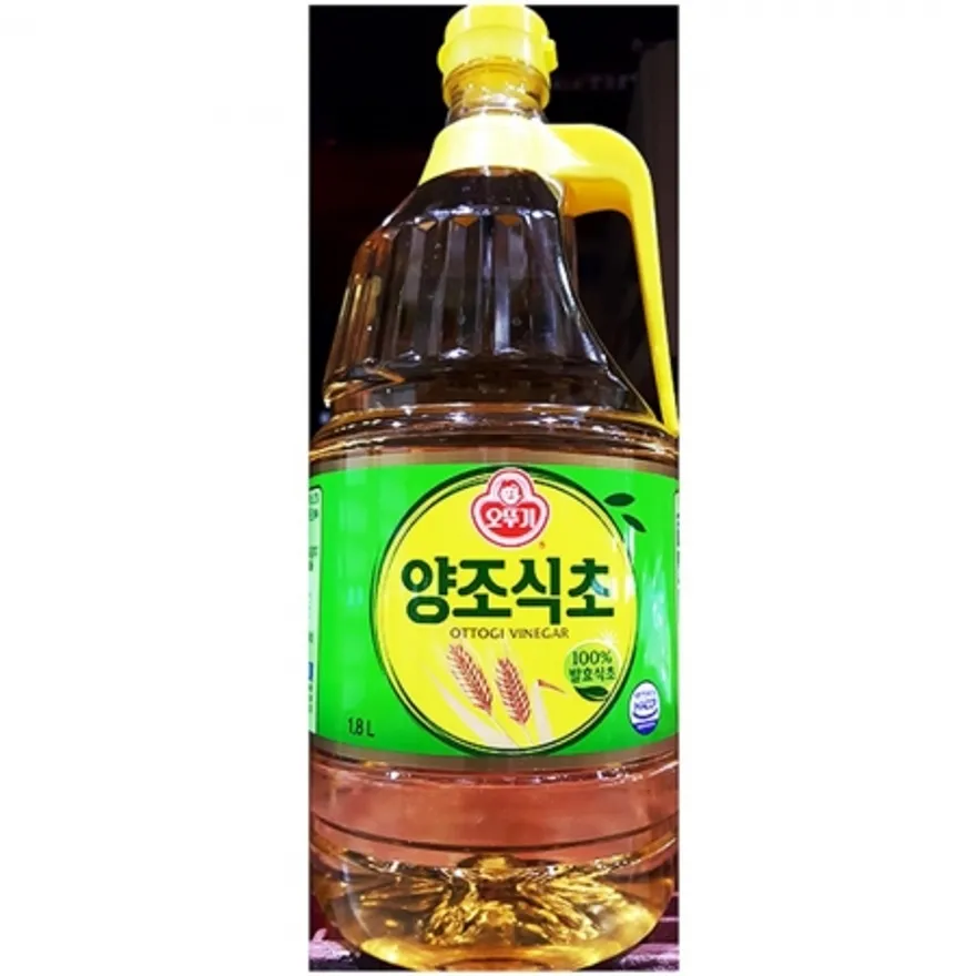 양조식초(오뚜기 1.8L) 식초 업소용 대용량 조미료 발효식초 요리재료 식당용 피클 이미지