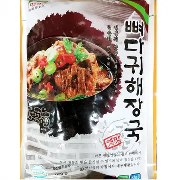 고향 뼈다귀해장국 600g 2개 식자재 업소용 대용량 고향 즉석식품 성일 옛맛 식자재 양평 뼈다귀해장국 선지