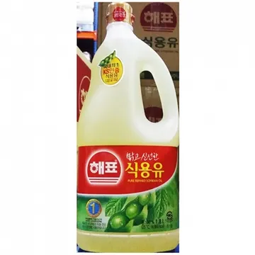 해표 대두유 1.8L 1개 식자재 업소용 대용량 백설 해표 비앤비코리아 대두유 풀스키친 풀무원 주방용품 식당용 중찬명가