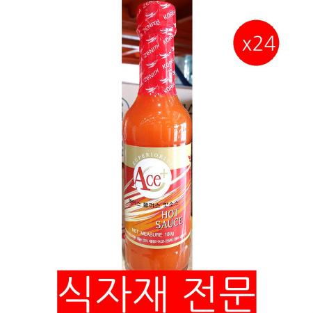핫소스(제니스 180ml)X24 매운소스 업소용 식자재 대용량 양념소스 치킨집 식당 피자소스