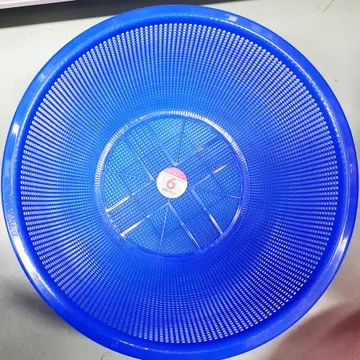 뉴원소쿠리6호(광신화학 45cm 색상랜덤)X10개 식자재 업소용 대용량 대흥 미화 하모니 플라스틱 과일 스텐 소쿠리 원형 쌀씻는통